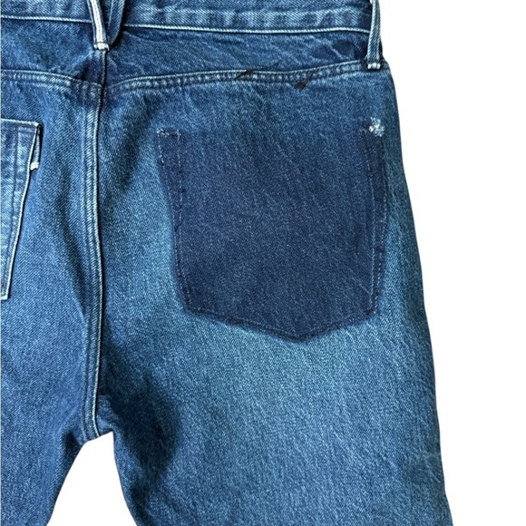 3x1 3x1 Fringe Straight Crop In Lima Jeans Dark Wash Size 26” - Picture 6 of 13